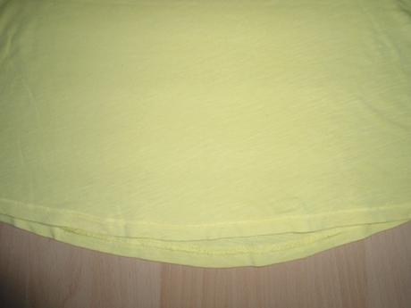 Zlte tenke kratke tricko, h&m,s