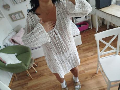 Prehoz cez plavky,tunika, h&m,xl