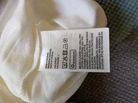 Tričko s čipkou hm, h&m,s