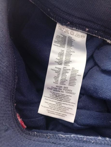 Zateplené nohavice, 98