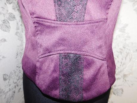 Pekny slavnostny top, look,40