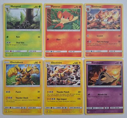 Pokémon karty "burning shadows", 