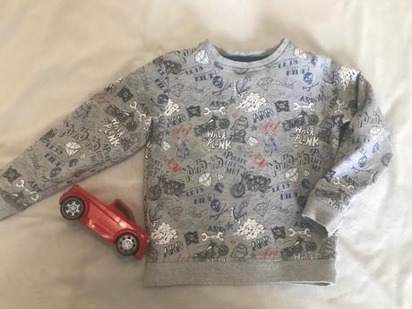 Krásna mikinka s motorkami, marks & spencer,116