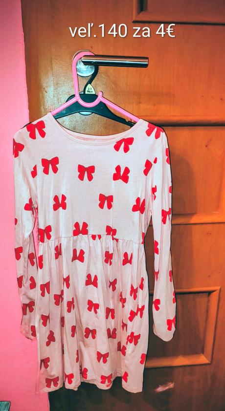 Nové šaty s dlhým rukávom veľ 140, sinsay,140