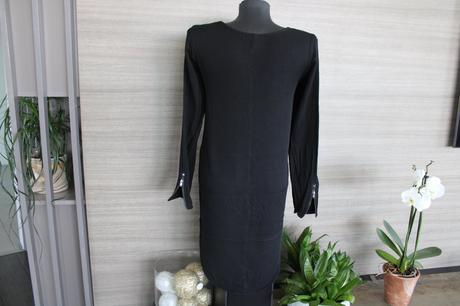 H&m divided cierne pruzne saty  vel.34/s, h&m,34