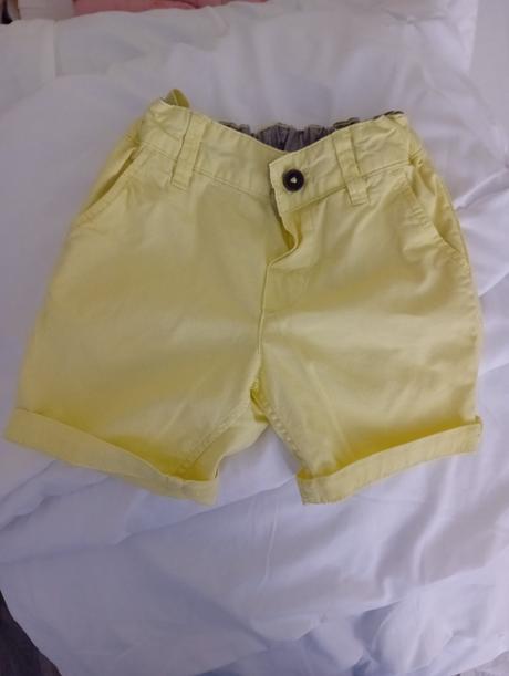 Žlté šortky h&m top stav, h&m,86