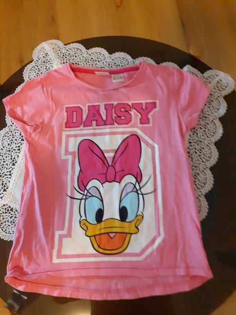 Ruzove dievcenske tricko s obrazkom daisy, disney,116