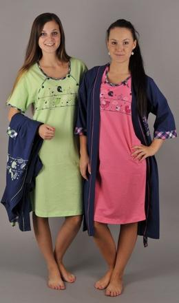 Kojenecká nočná košeľa so županom, vienetta secret,l / m / s / xl / xxl