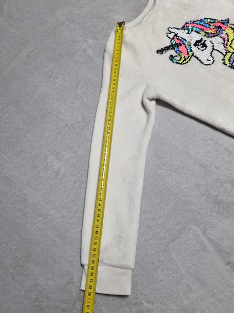 Mikina jednorožec 134/140, h&m,134