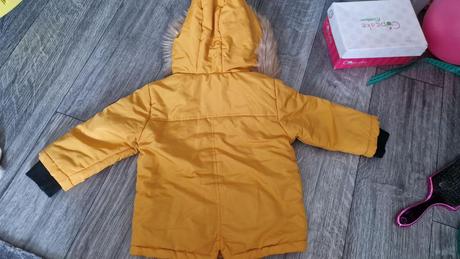Zimná parka 9-12m, fox & bunny,80