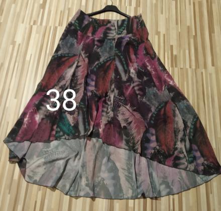 Asymetricka sukňa 38, 38