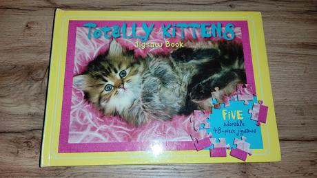 Mačiatka velká kniha s puzzle,