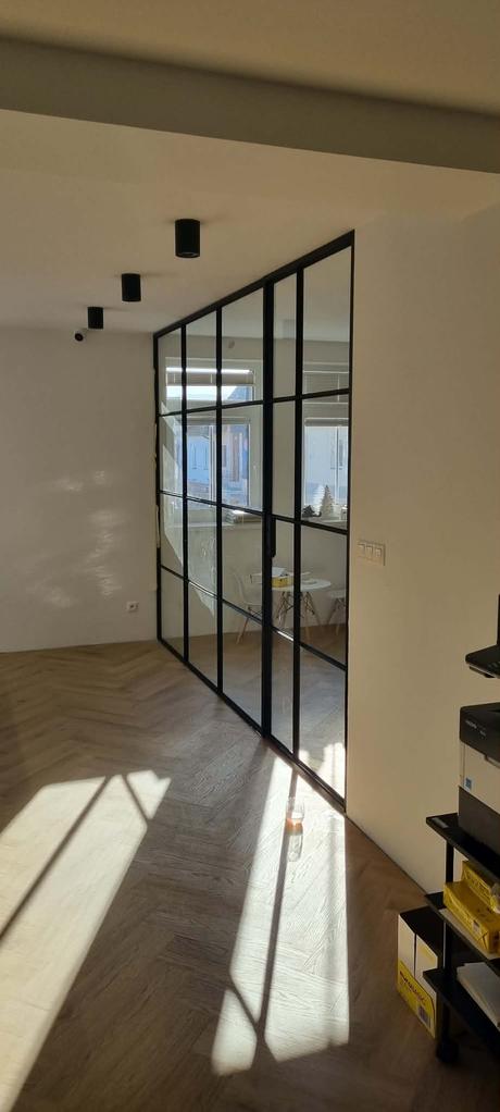 Industriálne loft dvere na mieru kov sklo,