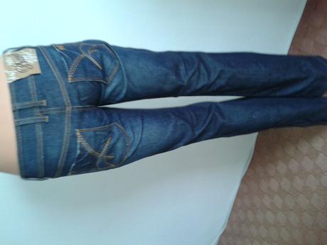 Rovné tmavomodré rifle phard veľ. 27, s