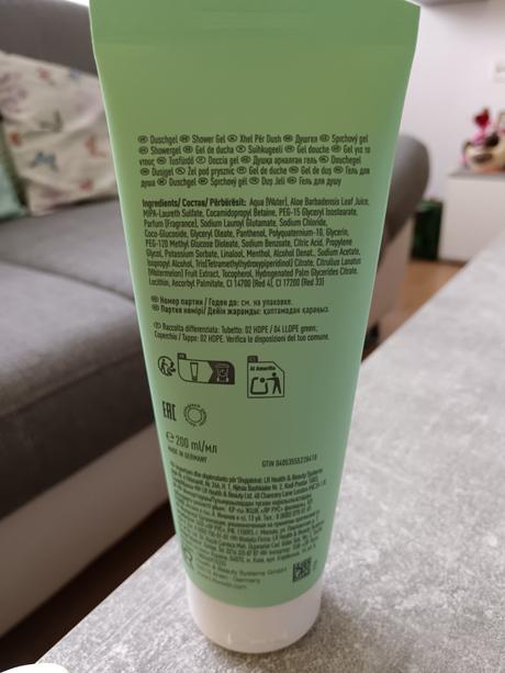 Sprchový gél aloe vera, 