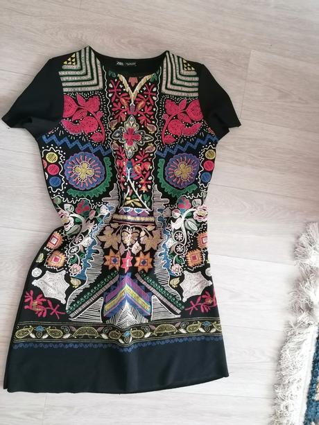 Zara farebné šaty, zara,m