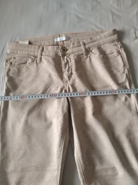 Dámske béžové nohavice mac, mac,40