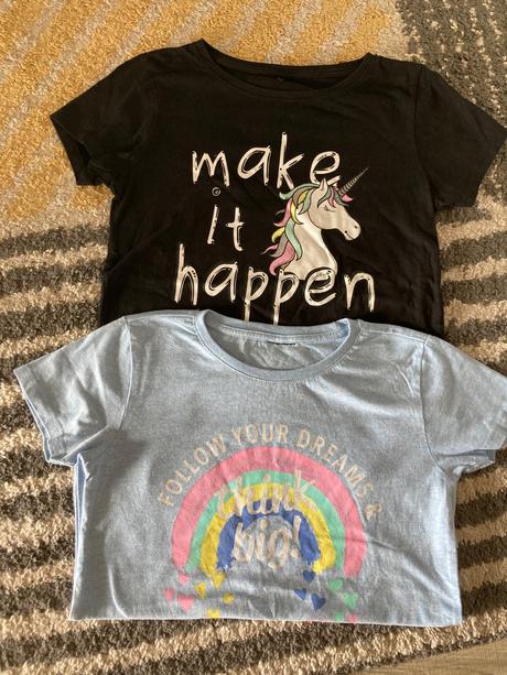 Tričká dúha a jednorožec 140/146, takko,140