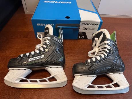 Detské hokejové korčule bauer - výborný stav, bauer,33