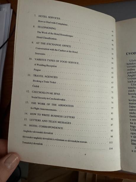 Angličtina pre prevádzku hotelov a spoločného stra,