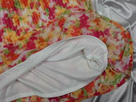 Luxusné letné plisované  šaty, 42