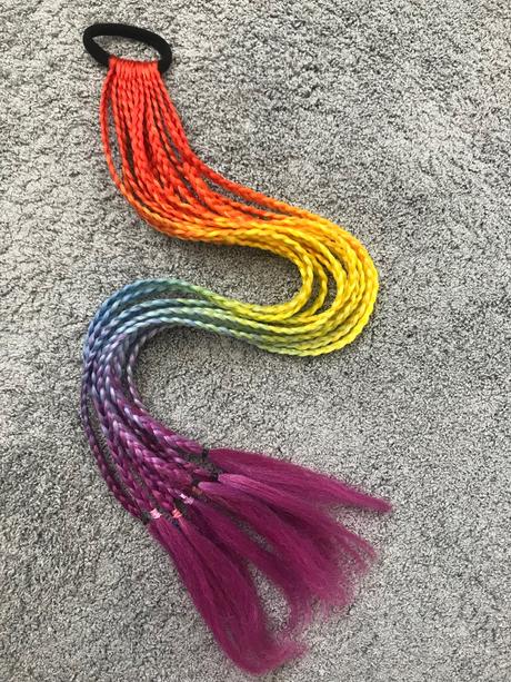 Farebny cop na gumičke, 