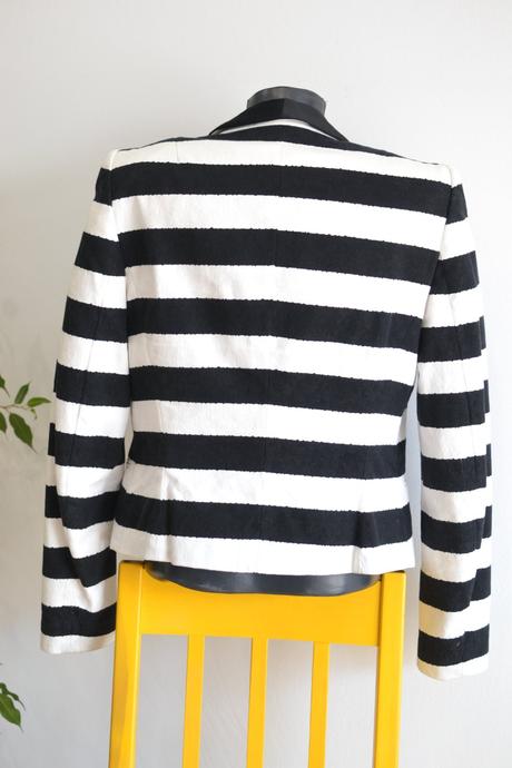 Čierno-biele sako marc aurel 34, 34