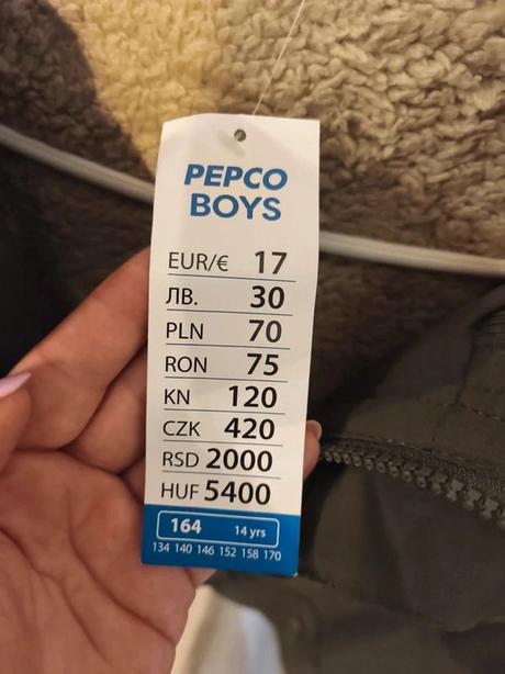 Bunda - vetrovka s kožúškom 152/158, pepco,158