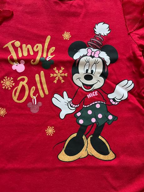 Vianočné tričko minnie, disney,98