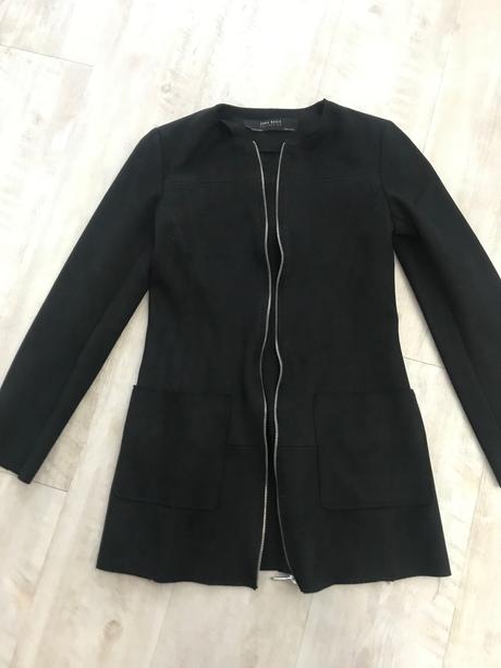 Semišový kabátik zara, zara,xs