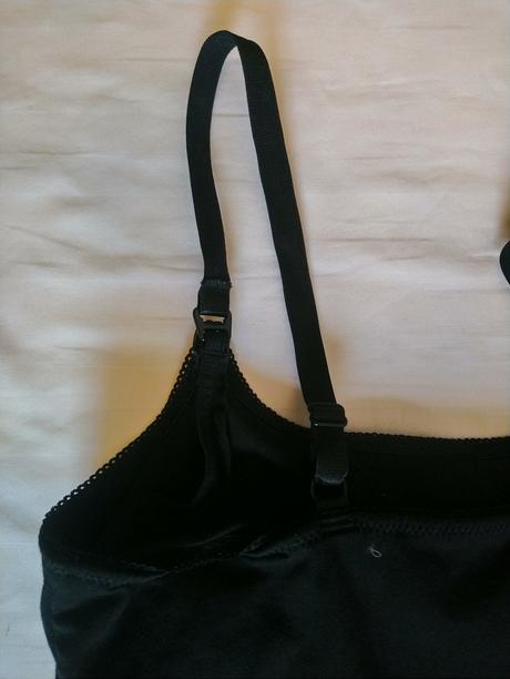 Dámsky čierny elastický top na ramienka, h&m, s, h&m,s