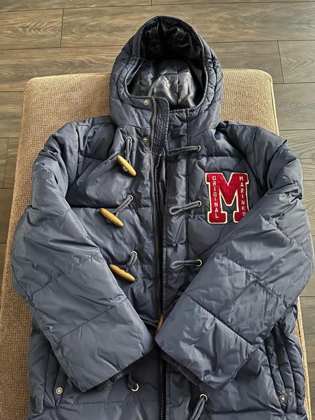 Tmavo- modra chlapcenska zimna bunda, 146