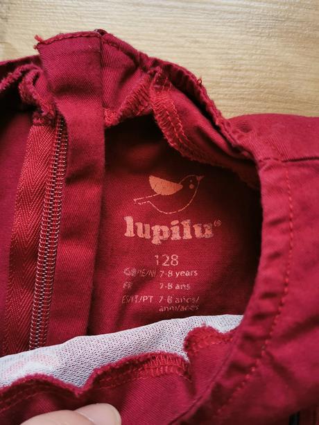 Dievčenské šaty 128, lupilu,128