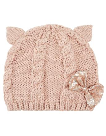 Zdobená pletená čiapka monsoon uk, monsoon,98 / 104 / 110 / 116