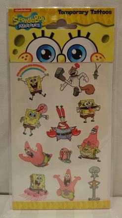 Tetovanie 12 ks, spongebob, totum,