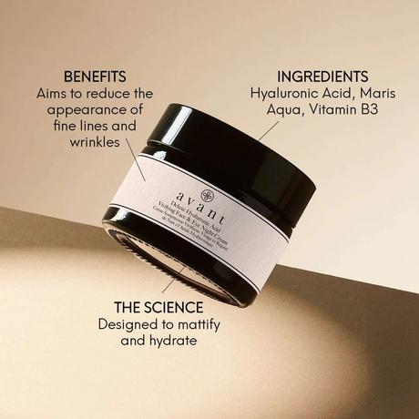 Avant deluxe hyaluronic acid face and eye night 50,