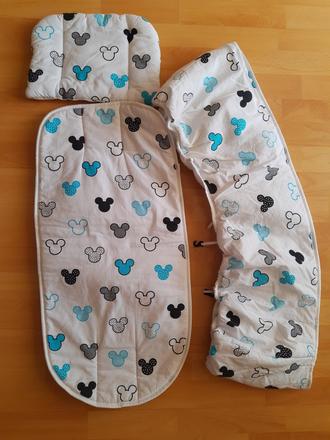 Návlek do kočíka, podložka, 