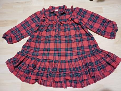 Kárované šaty, next,116