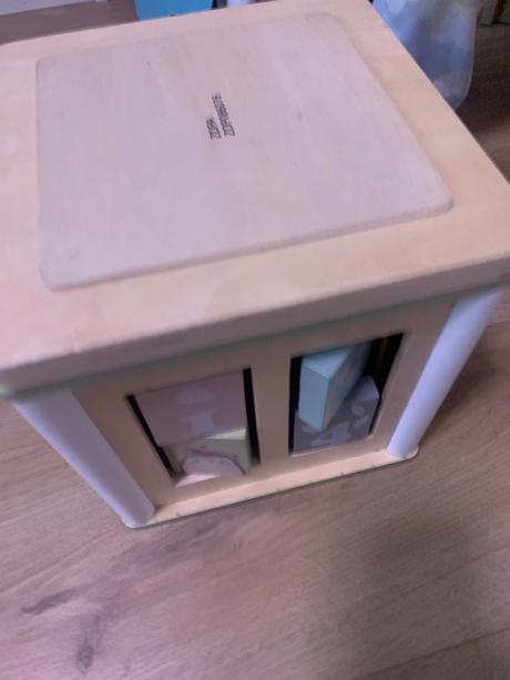 Zopár drevena kocka montessori, 