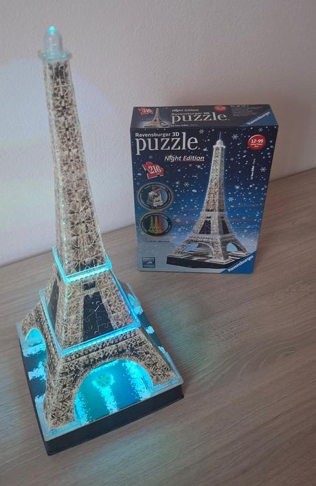 3d puzzle - eiffelova veža, 