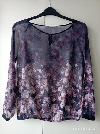 Priehľadná kvetinová tunika (už s poštovným), orsay,m