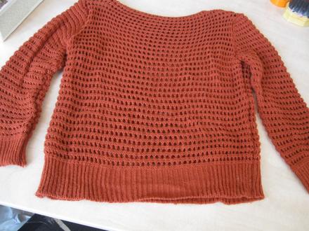 Dámsky háčkovaný sveter, m/l, m