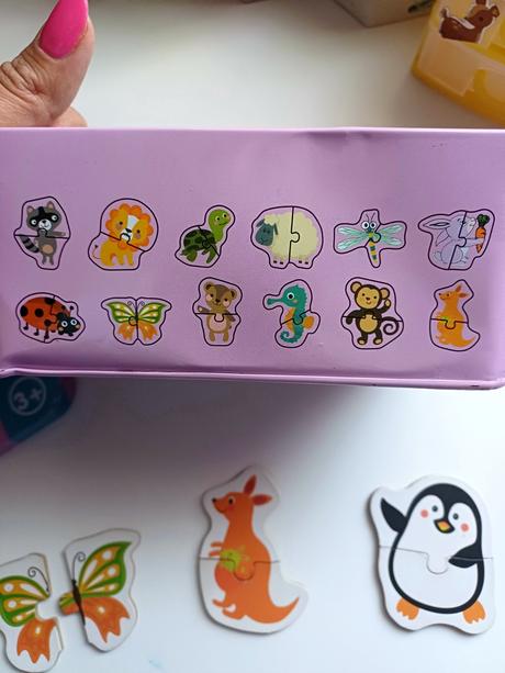 Drevené puzzle v boxe, 