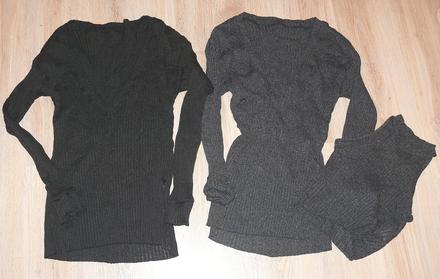 Rebrovany sveter-tunika l-xl, l / m
