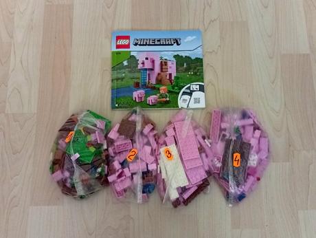21170 lego minecraft prasací domček, 