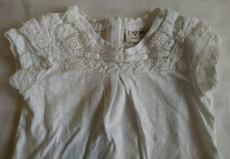 Dievčenské letné biele šatôčky, next, next,68