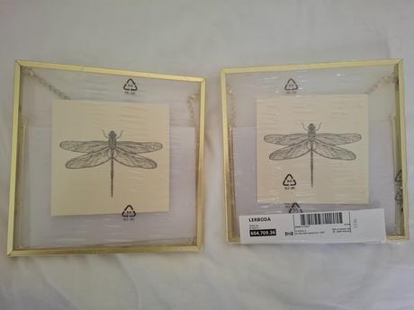 4 ramiky - mosadz, ikea, 