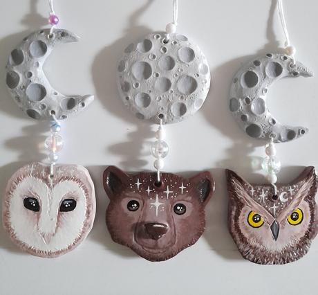 Mesiac, sova, medved, 