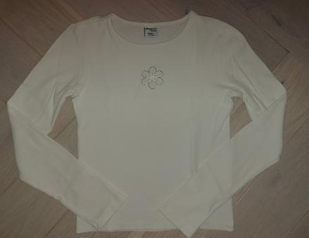 Rebrované tričko s kamienkami, takko,164