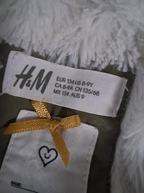 Predĺžená bundička, h&m,134